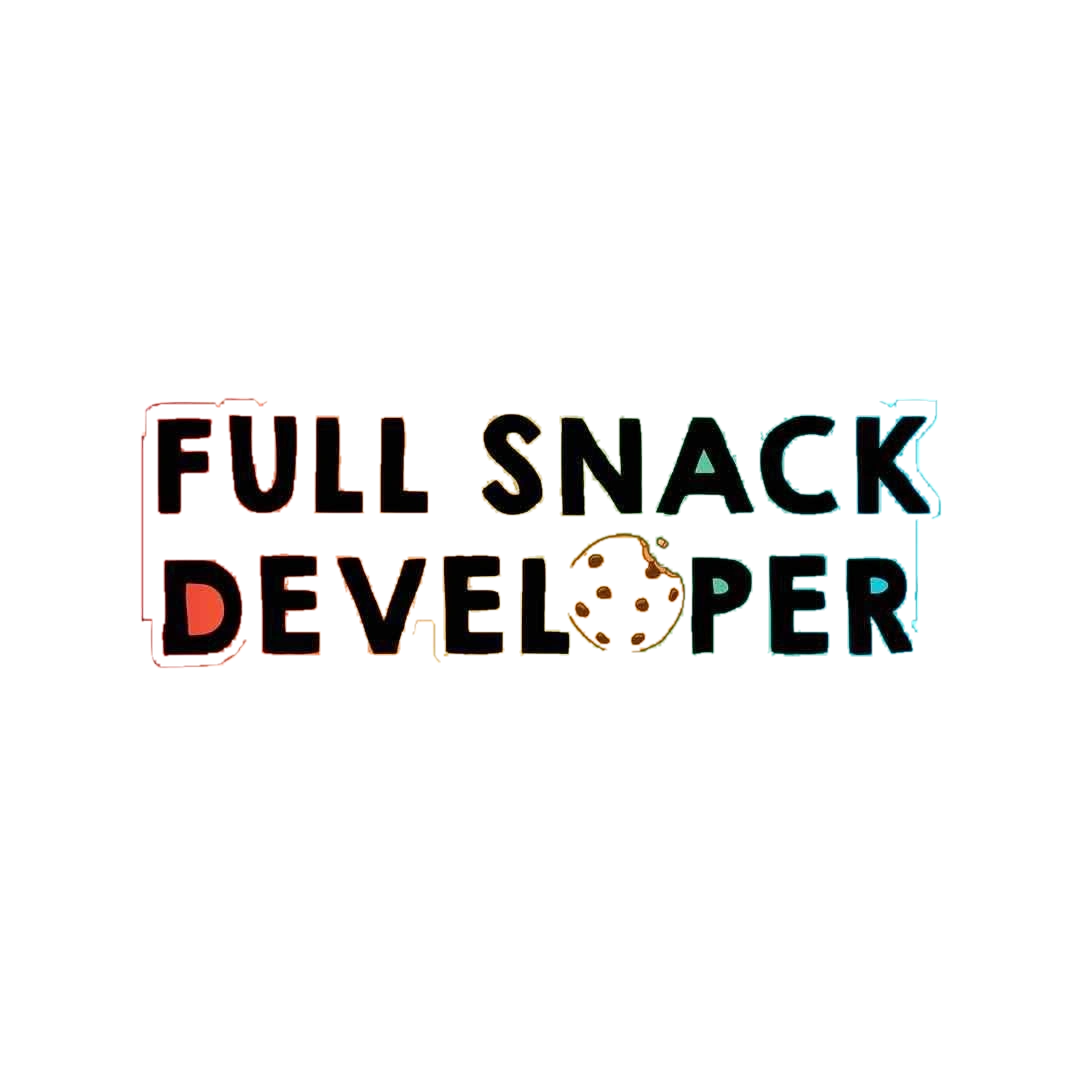 Full Snack Developer Sticker